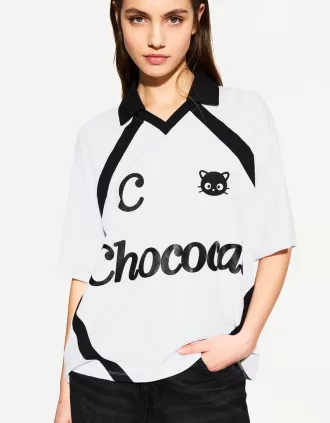 Chococat-tryckt kortärmad T-shirt