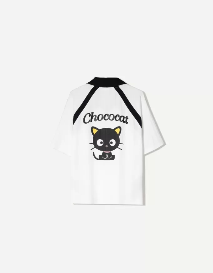 Chococat-tryckt kortärmad T-shirt Chococat-tryckt kortärmad T-shirt