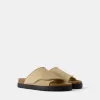 Chunky sandaler i delat läder Chunky sandaler i delat läder