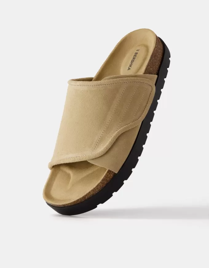 Chunky sandaler i delat läder Chunky sandaler i delat läder