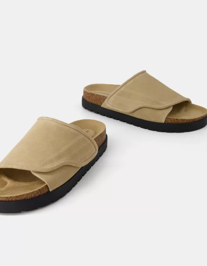 Chunky sandaler i delat läder Chunky sandaler i delat läder