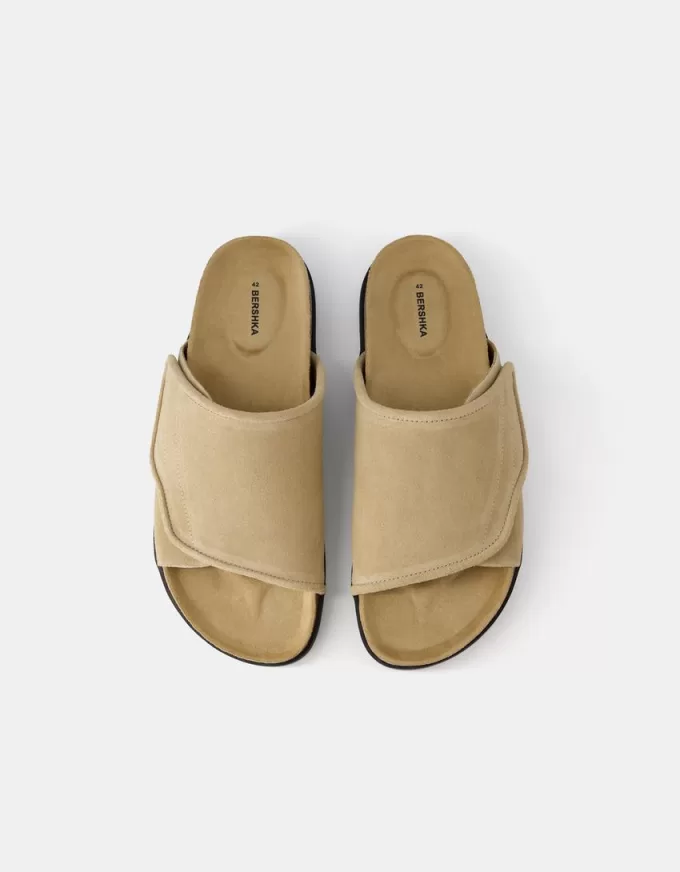 Chunky sandaler i delat läder Chunky sandaler i delat läder