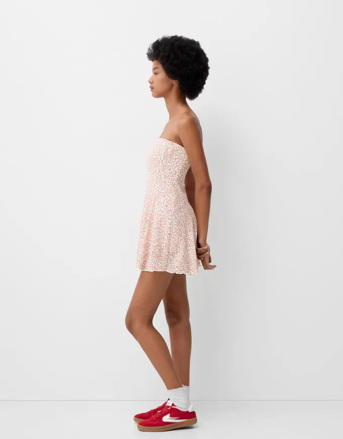 Crepe bandeau miniklänning Crepe bandeau miniklänning