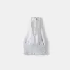 Crop top i linneblandning Crop top i linneblandning