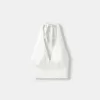 Crop top med halterneck i linneblandning Crop top med halterneck i linneblandning