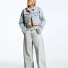 Cropped jeansjacka Cropped jeansjacka