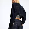Cropped jeansjacka Cropped jeansjacka