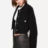 Cropped jeansjacka Cropped jeansjacka