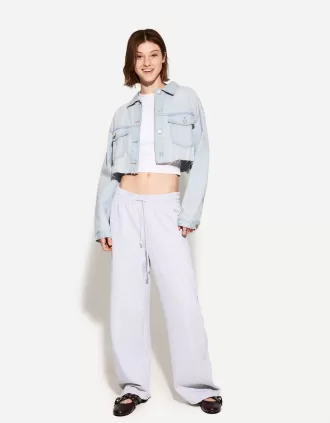 Cropped jeansjacka