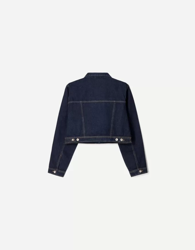 Cropped jeansjacka Cropped jeansjacka