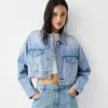 Cropped jeansjacka Cropped jeansjacka