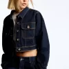 Cropped jeansjacka Cropped jeansjacka