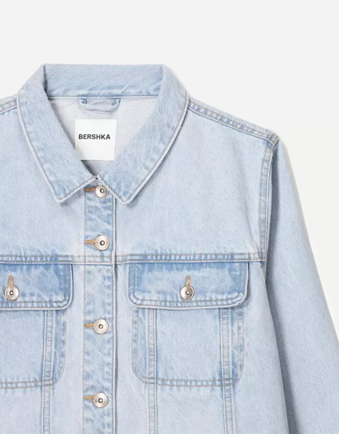 Cropped jeansjacka Cropped jeansjacka