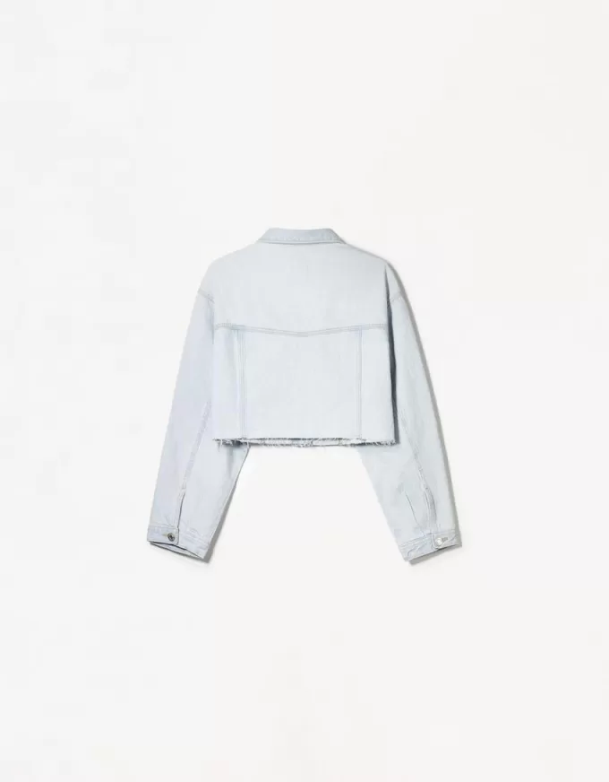 Cropped jeansjacka Cropped jeansjacka