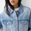 Cropped jeansjacka Cropped jeansjacka