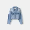 Cropped jeansjacka Cropped jeansjacka