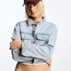 Cropped jeansjacka Cropped jeansjacka