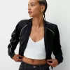 Cropped sweatshirt med dragkedja Cropped sweatshirt med dragkedja
