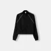 Cropped sweatshirt med dragkedja Cropped sweatshirt med dragkedja