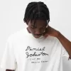 Daniel Johnston tryckt kortärmad T-shirt Daniel Johnston tryckt kortärmad T-shirt