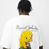 Daniel Johnston tryckt kortärmad T-shirt Daniel Johnston tryckt kortärmad T-shirt