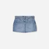 Denim cargo kjol med remmar Denim cargo kjol med remmar