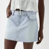 Denim minikjol i strass Denim minikjol i strass