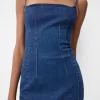 Denim miniklänning