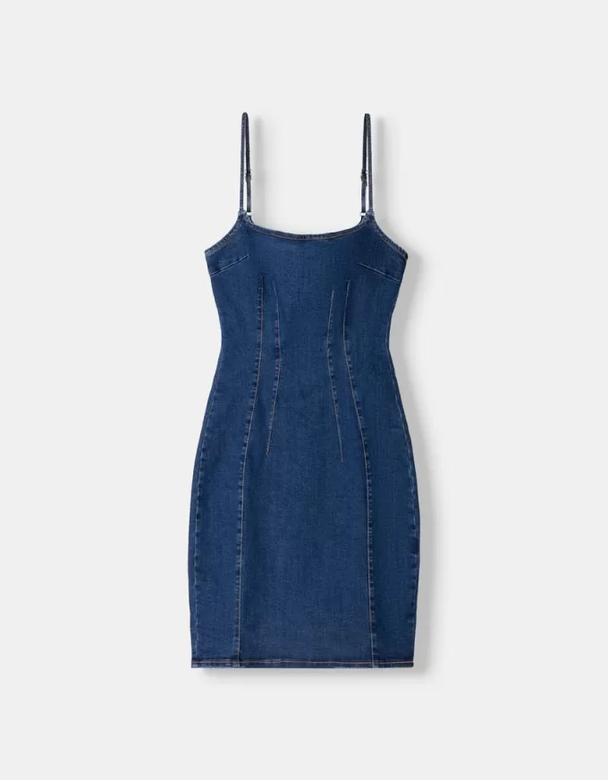 Denim miniklänning