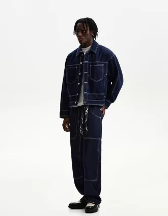 Denim trucker jacka