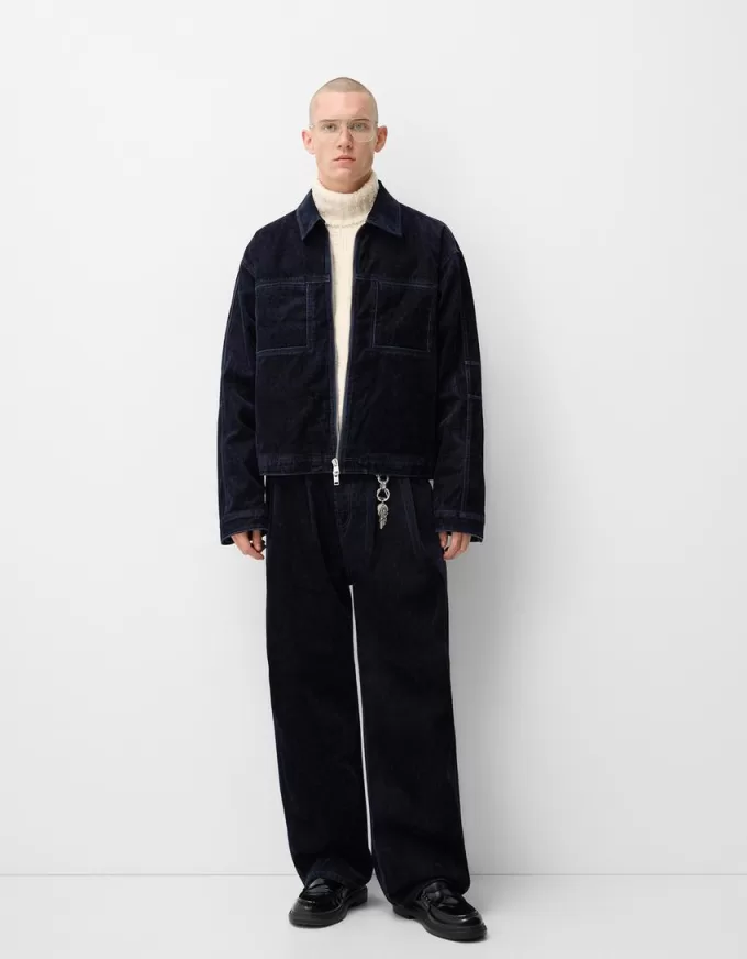 Denimjacka med fickor Denimjacka med fickor