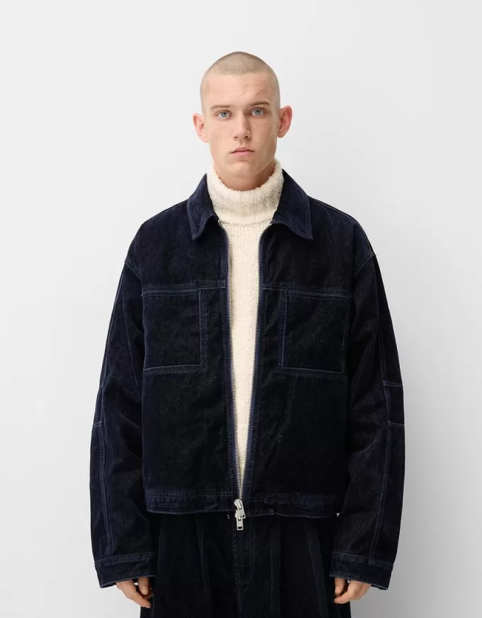 Denimjacka med fickor Denimjacka med fickor