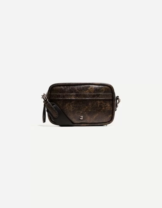 Distressed crossbody-väska Distressed crossbody-väska