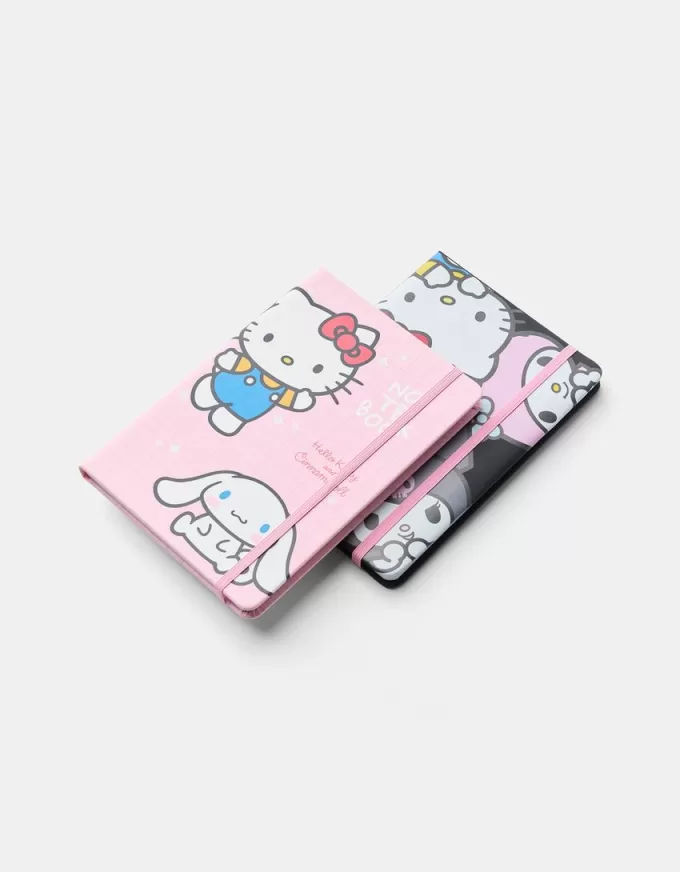 Ett paket med Hello Kitty and Friends-anteckningsböcker Ett paket med Hello Kitty and Friends-anteckningsböcker