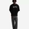 Extra lös kortärmad T-shirt med tryck Extra lös kortärmad T-shirt med tryck