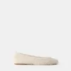 Faux shearling ballerinas Faux shearling ballerinas