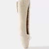 Faux shearling ballerinas Faux shearling ballerinas