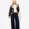 Faux shearling bikerjacka Faux shearling bikerjacka