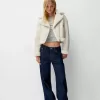 Faux shearling bikerjacka Faux shearling bikerjacka