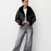 Faux shearling bikerjacka Faux shearling bikerjacka