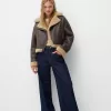 Faux shearling bikerjacka Faux shearling bikerjacka