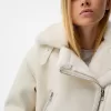 Faux shearling bikerjacka Faux shearling bikerjacka