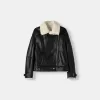 Faux shearling bikerjacka Faux shearling bikerjacka