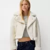 Faux shearling bikerjacka Faux shearling bikerjacka