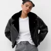 Faux shearling bikerjacka Faux shearling bikerjacka