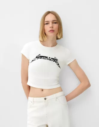 Figursydd kortärmad Metallica T-shirt