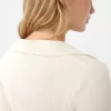 Figursydd tröja med polokrage
