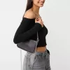 Flervägs crossbody-väska i lädereffekt Flervägs crossbody-väska i lädereffekt