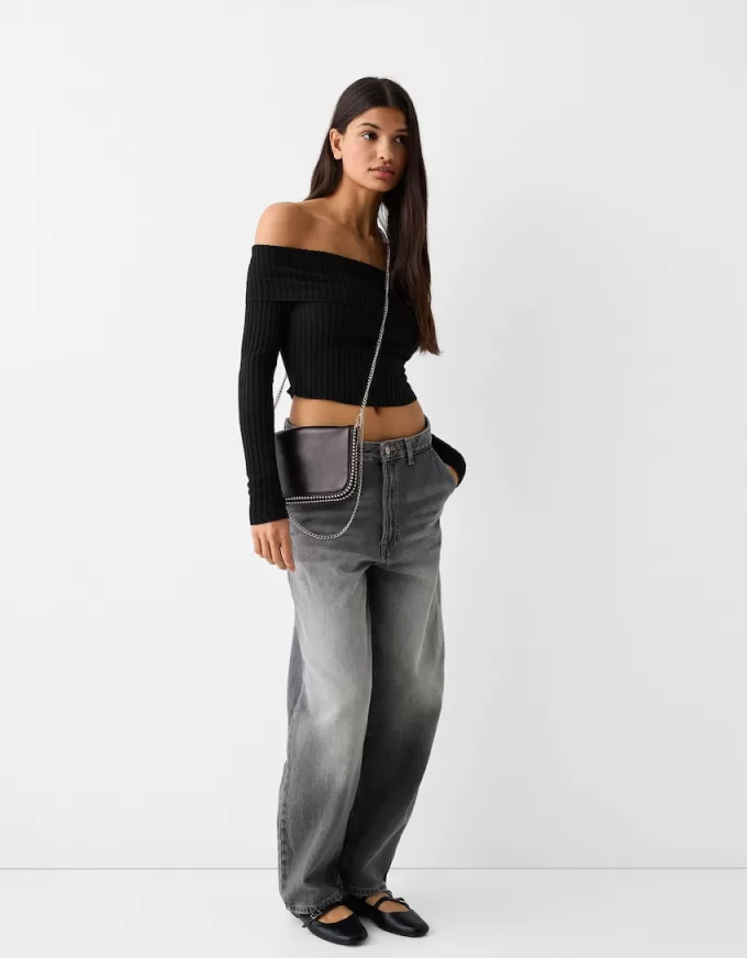 Flervägs crossbody-väska i lädereffekt Flervägs crossbody-väska i lädereffekt