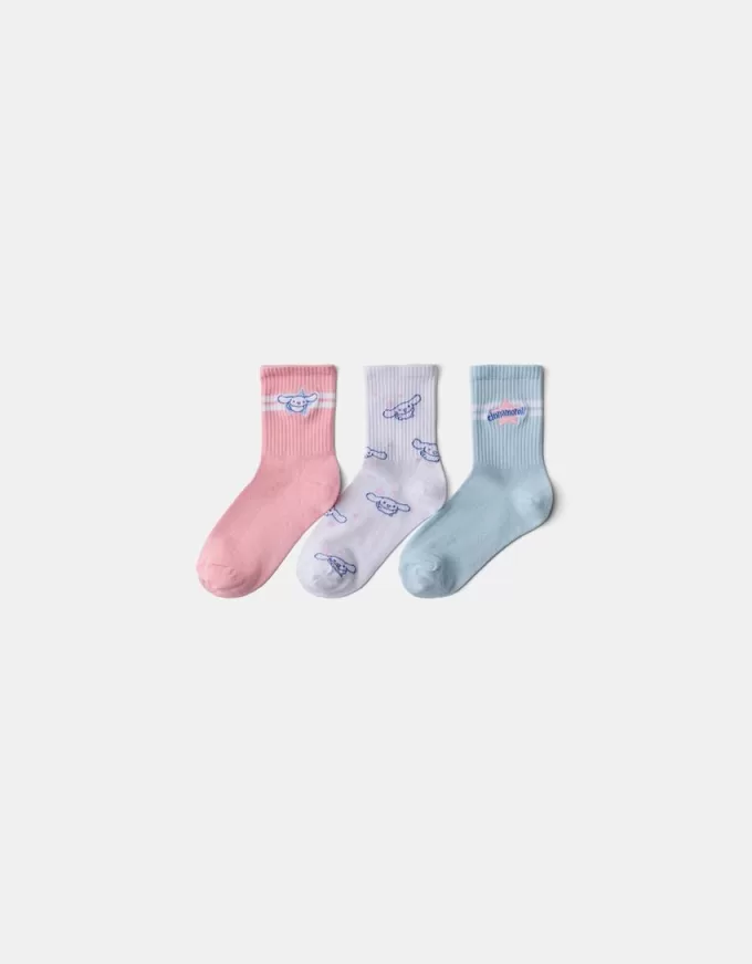 Förpackning med 3 Cinnamoroll strumpor Förpackning med 3 Cinnamoroll strumpor